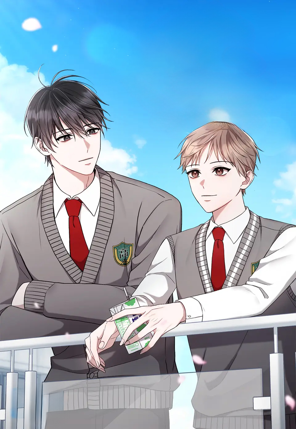 大哥变身高中生漫画封面